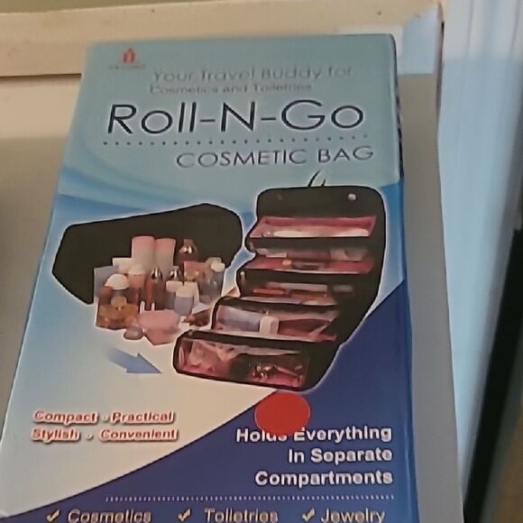 Black Cosmetic Bag - Picture 1 of 5